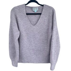 Cozy Knit V-Neck Pullover‎ Sweater by Saturday Sunday (Anthropologie Brand) XS